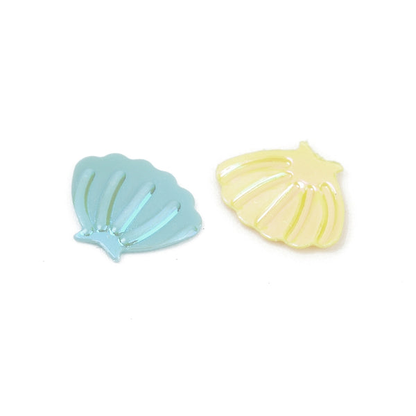 Pailletten Muschelform Glitzer Mix 6x8mm 15g / Packung