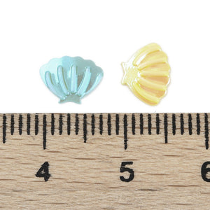 Pailletten Muschelform Glitzer Mix 6x8mm 15g / Packung