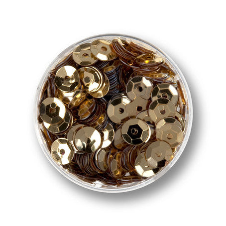 Pailletten goldfarben 6mm 30g ca. 4000 Stück