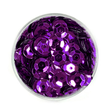 Pailletten lila 6mm 30g ca. 4000 Stück