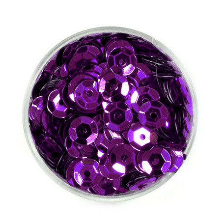 Pailletten lila 6mm 30g ca. 4000 Stück