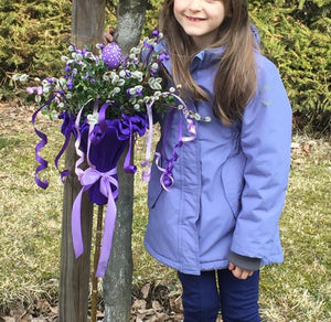 Krepppapier-Manschette für Palmbuschen 125x20cm 1 Stück