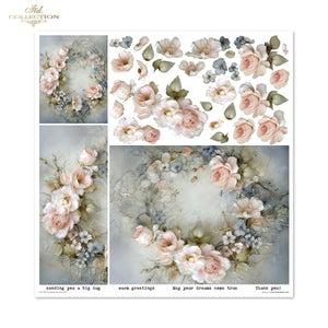 Scrapbooking Papierset Celebrate the Moments Blumen 3D Effekt 11 Bögen FSC Recycled 200g/m²