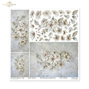 Scrapbooking Papierset Celebrate the Moments Blumen 3D Effekt 11 Bögen FSC Recycled 200g/m²