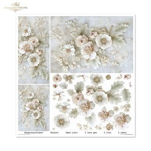 Scrapbooking Papierset Celebrate the Moments Blumen 3D Effekt 11 Bögen FSC Recycled 200g/m²