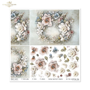 Scrapbooking Papierset Celebrate the Moments Blumen 3D Effekt 11 Bögen FSC Recycled 200g/m²