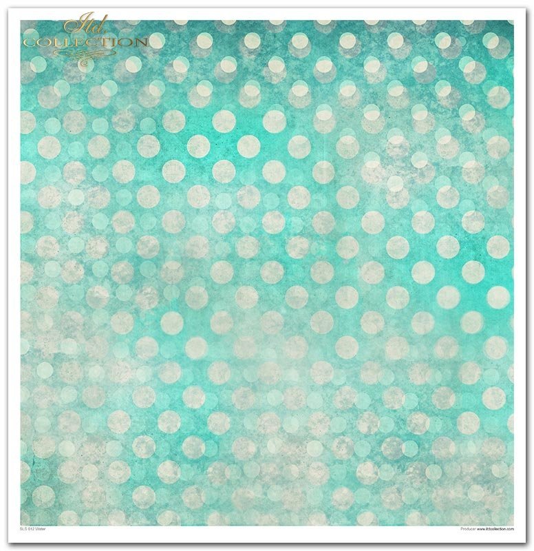 Scrapbooking-Papierset Wasser Vier Elemente 10 Bögen 31x32cm 200g/m²