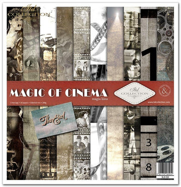 Scrapbooking Papier Set Magic of Cinema 10 Bögen 31x32cm 200g/m²