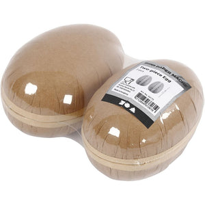 Pappeier teilbar 12cm 2 Stück