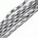 Paracord 4mm, gemustert grau-weiß, 6,4m/Bündel
