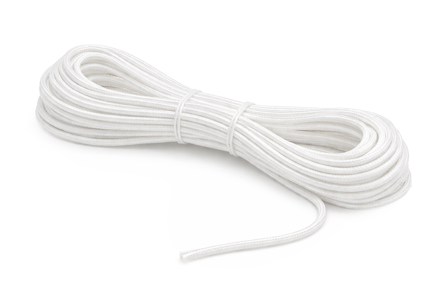 Paracord Parachute Knüpfgarn dünn 2mm weiß 10m