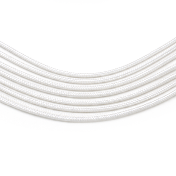 Paracord Parachute Knüpfgarn dünn 2mm weiß 10m