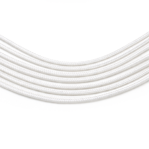 Paracord Parachute Knüpfgarn dünn 2mm weiß 10m