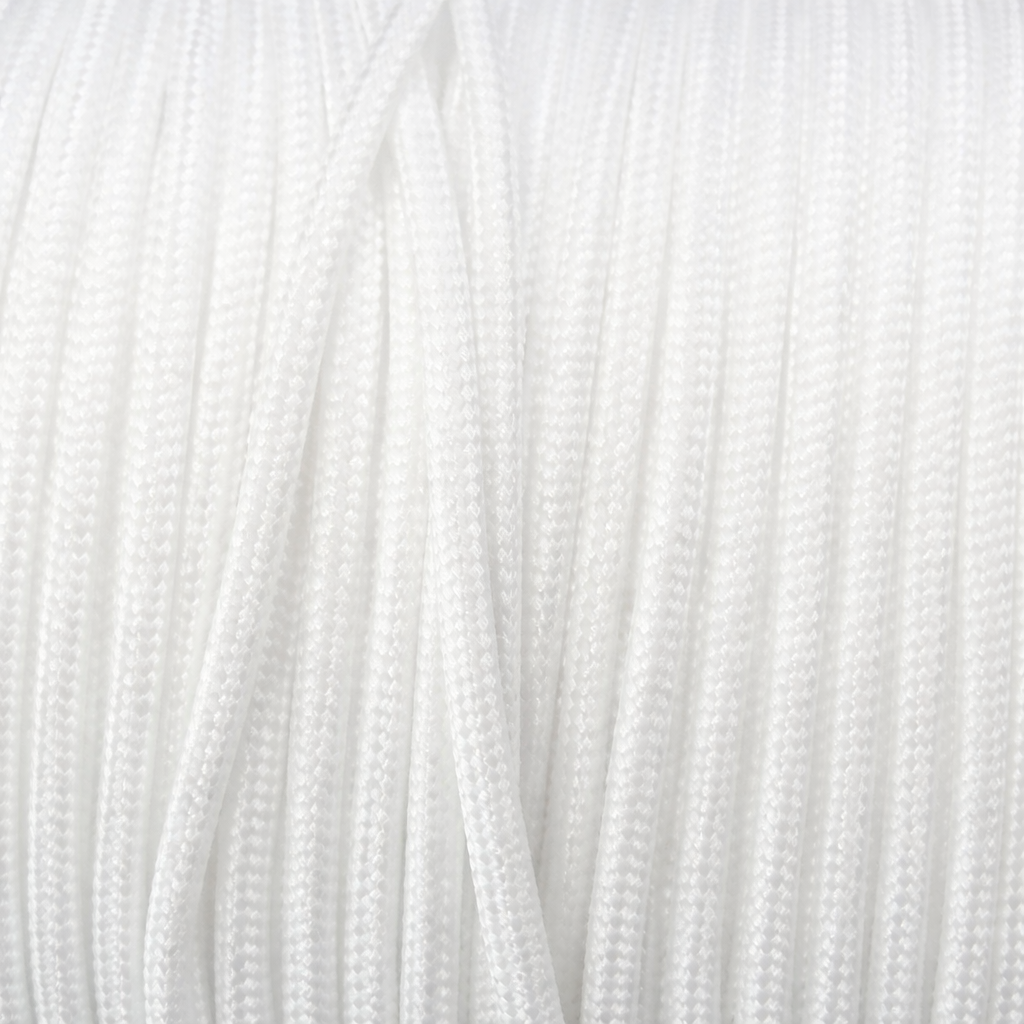 Paracord Parachute Knüpfgarn dünn 2mm weiß 10m