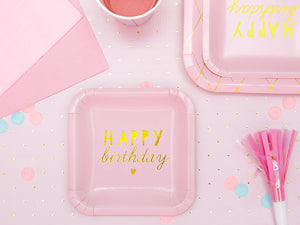 Partytröten pink 12,5 cm 6 Stück