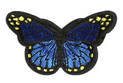Patch Schmetterlinge verschiedene Farben 46x78 mm 1 Stück