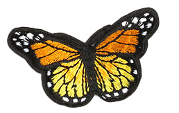 Patch Schmetterlinge verschiedene Farben 46x78 mm 1 Stück