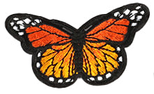 Patch Schmetterlinge verschiedene Farben 46x78 mm 1 Stück