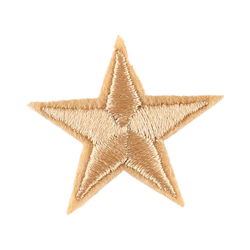 Patch Stern beige Aufbügeln/Aufnähen 3x3cm