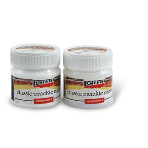 Pentart Classic Crackle Varnish 2-Komponenten Krakelierlack transparent
