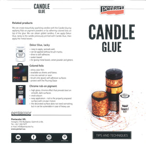 Pentart Candle Glue Kleber für Kerzendekoration 100ml