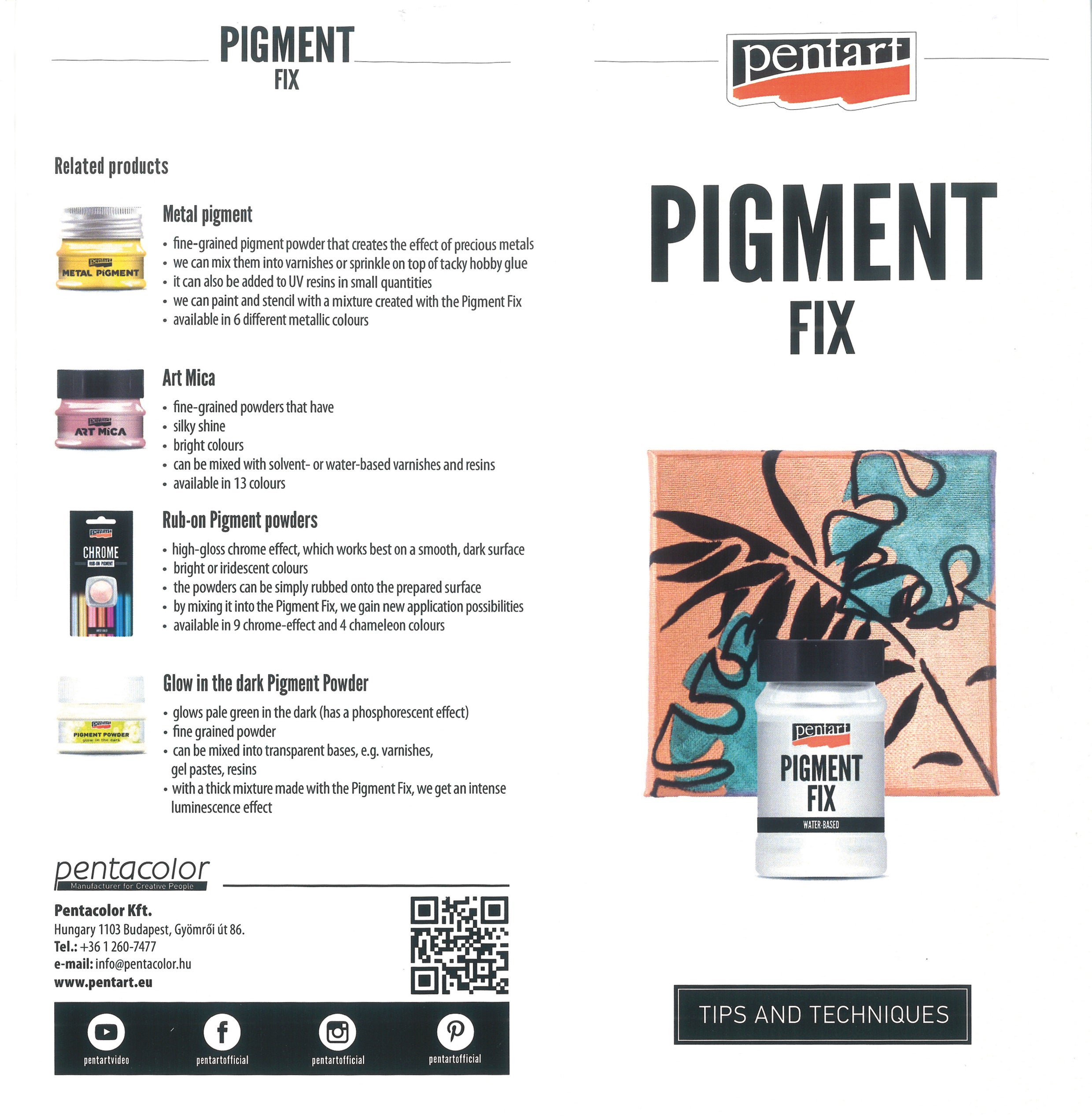 Pigment Fix Fixiermittel für Metall-Pigment Mica & Glitter 100ml