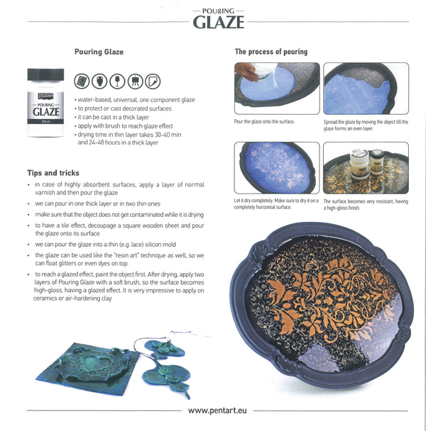 Pentart Pouring Glaze Klarlack hochglänzend