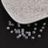 Acrylperlen transparent irisierend 4mm, 1100Stk./Pkg