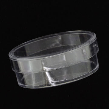 Leere Perlendose klein, 4 x 1,5 cm, pro Stück