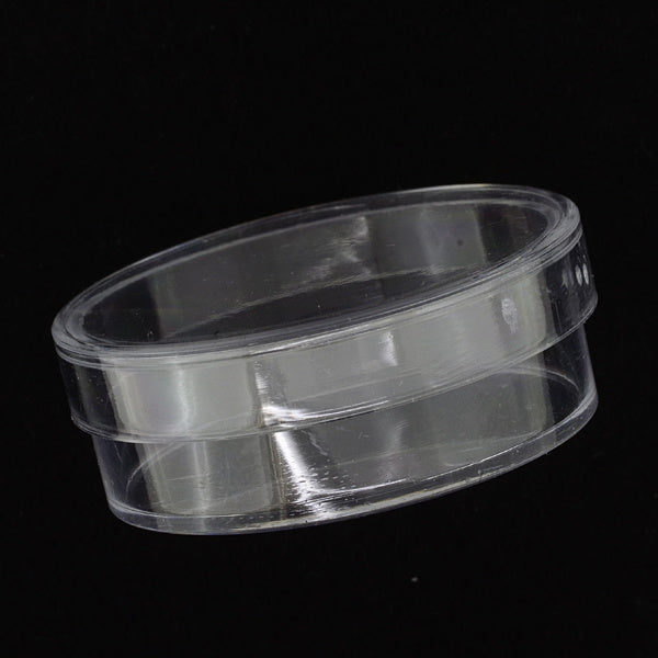 Leere Perlendose klein, 4 x 1,5 cm, pro Stück