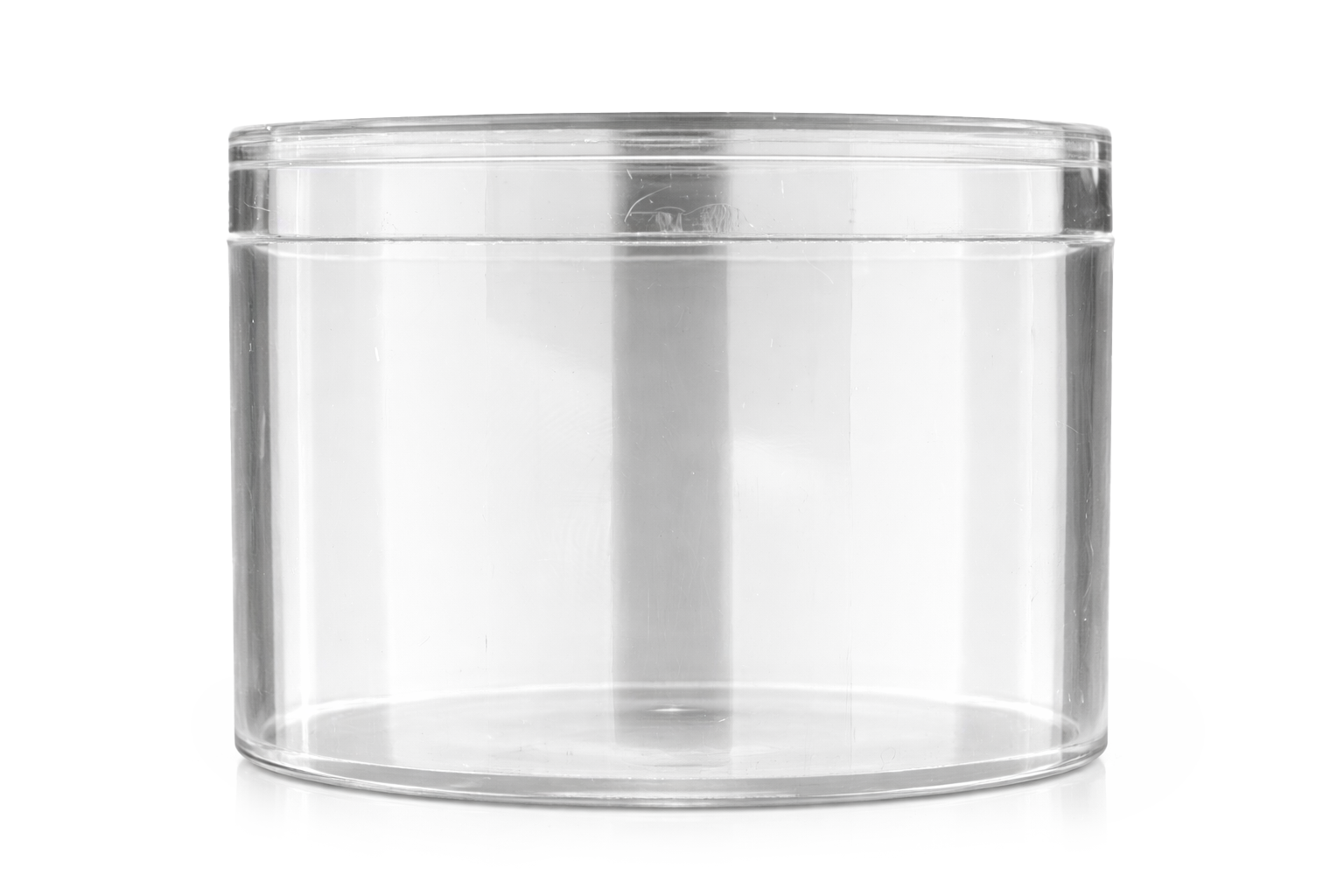 Leere Perlendose mittel, 4 x 4 cm, pro Stück