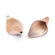 Perlkappe Calla gold glänzend 29x16x8mm 1 Stück