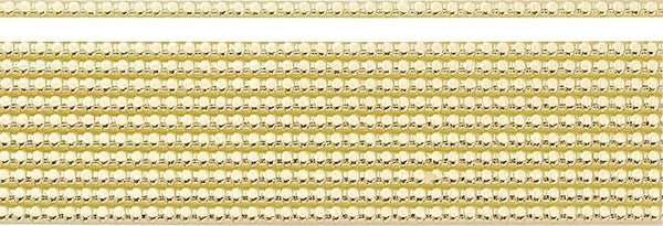 Wachs-Perlstreifen Perloptik hochglänzend 2mm 20cm 11 Stück