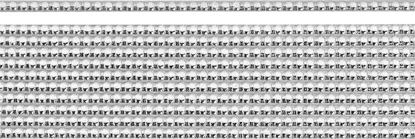 Wachs-Perlstreifen 4mm hochglänzend 6 Stk/20cm