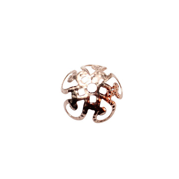 Perlkappe rosegold 10mm 10 Stück/Btl.