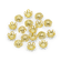 Perlkappen Metall gold filigran 8mm 20 Stück/Pkg
