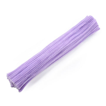Pfeifenputzer Flieder Chenille 6mm 30cm lang 20 Stück