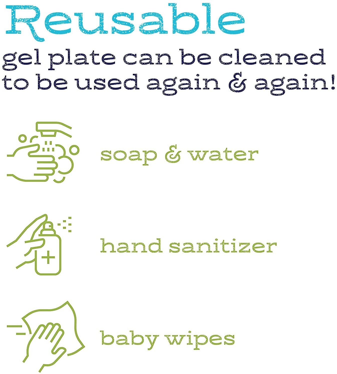 Gel Press Gel Druckplatte Quadratisch 30,48x30,48cm