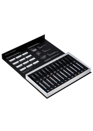 Karin Markers Realbrush Metallic Set, 12 Stifte in Box