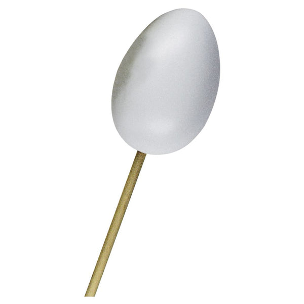 Plastik-Ei mit Stutzen weiß 18cm
