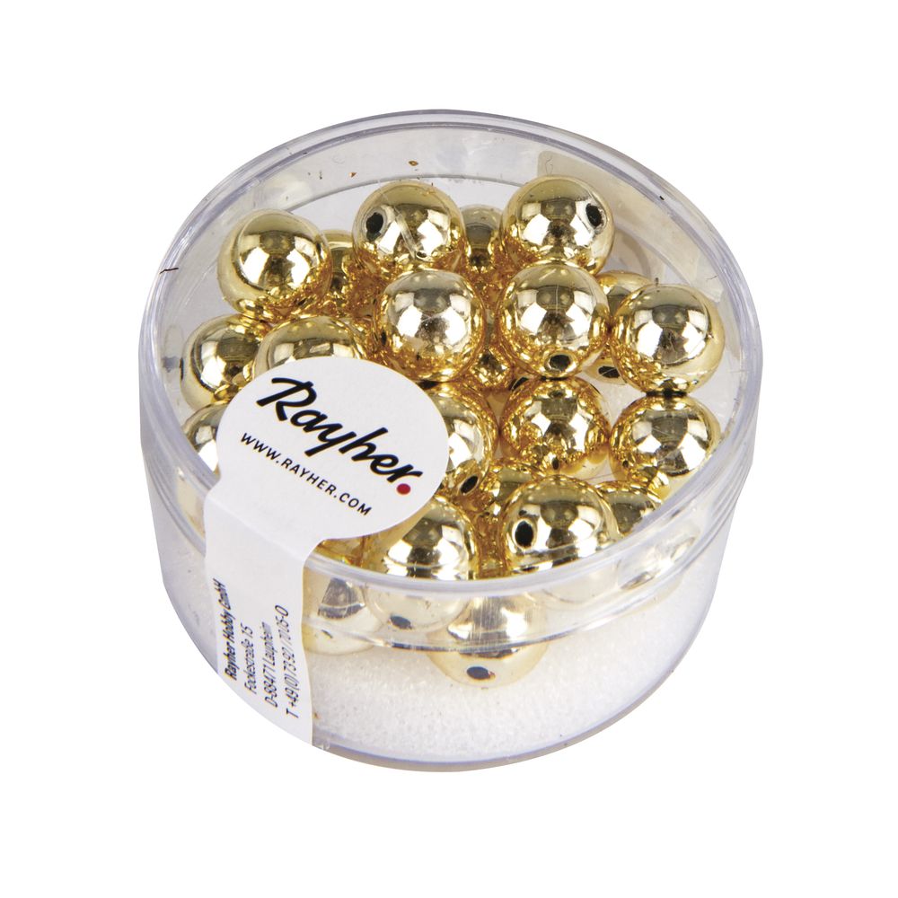 Premium Wachsperle rund 8mm 26 Stück/Dose