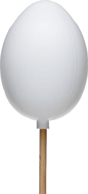 Kunststoff-Ei mit Stutzen weiß XL 24cm