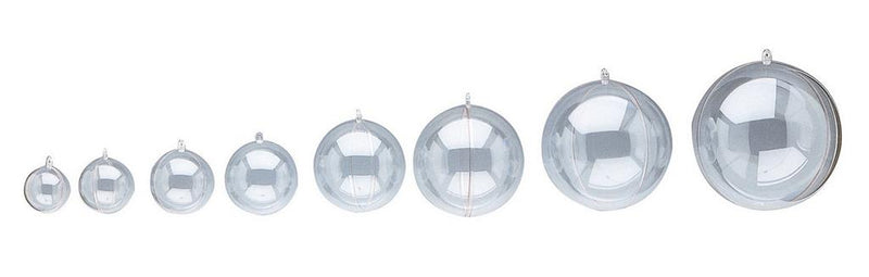Plexiglas-Kugel Kunststoff teilbar transparent