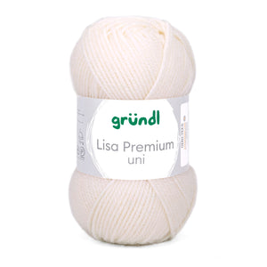 Lisa Premium UNI Wolle 100% Polyacryl 50g / 133m