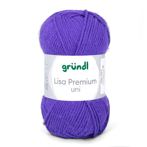 Lisa Premium UNI Wolle 100% Polyacryl 50g / 133m