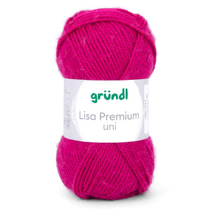 Lisa Premium UNI Wolle 100% Polyacryl 50g / 133m