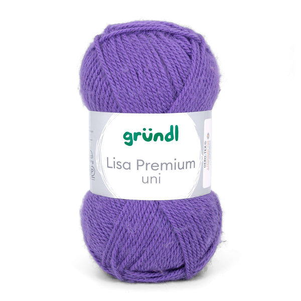 Lisa Premium UNI Wolle 100% Polyacryl 50g / 133m