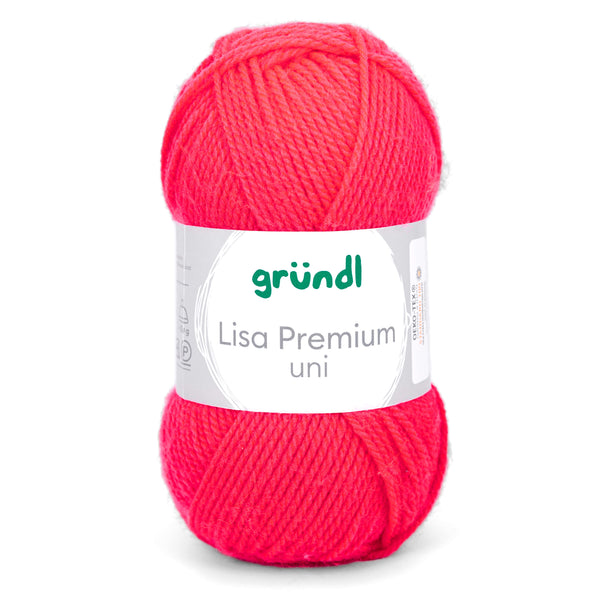 Lisa Premium UNI Wolle 100% Polyacryl 50g / 133m