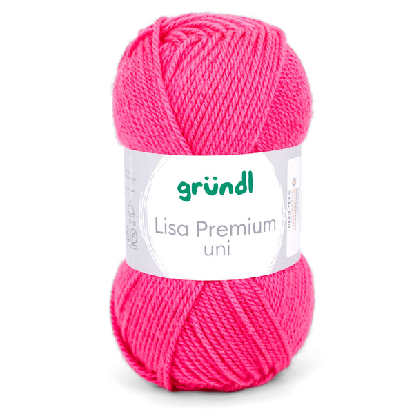 Lisa Premium UNI Wolle 100% Polyacryl 50g / 133m