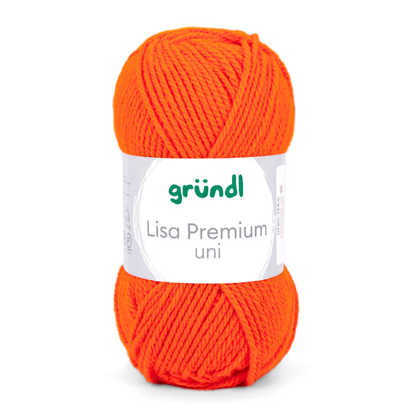 Lisa Premium UNI Wolle 100% Polyacryl 50g / 133m
